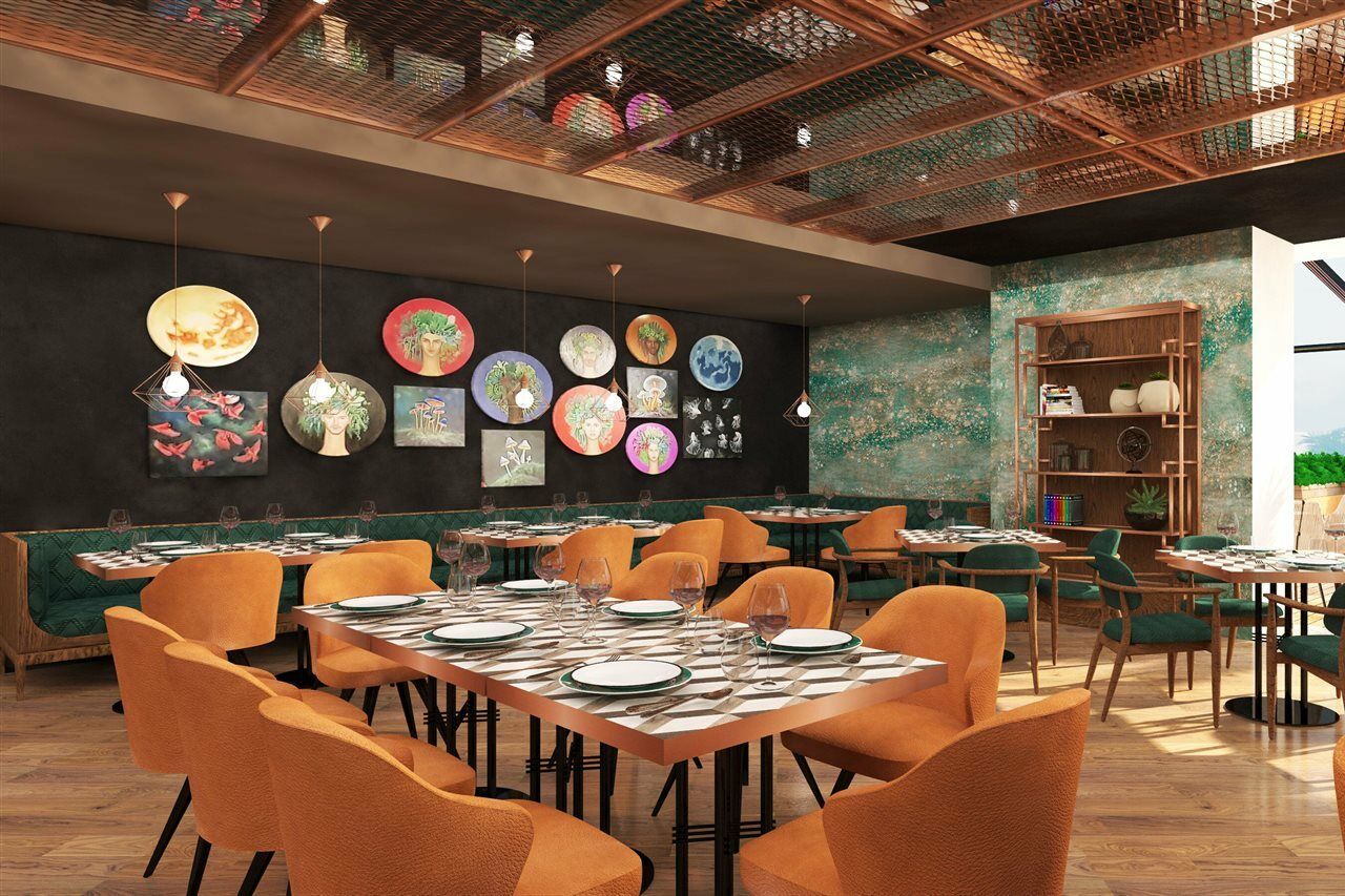 Doubletree By Hilton Antalya City Centre Екстер'єр фото Restaurant interior